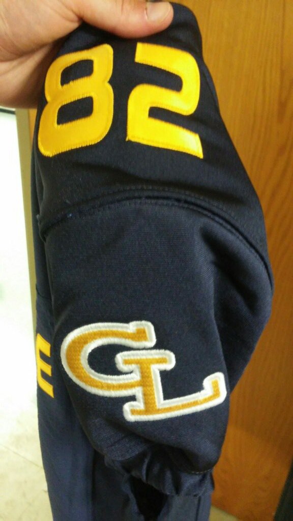 GL_football's tweet image. On a more positive note, big thanks to our boosters club for providing the varsity team with some new home jerseys!