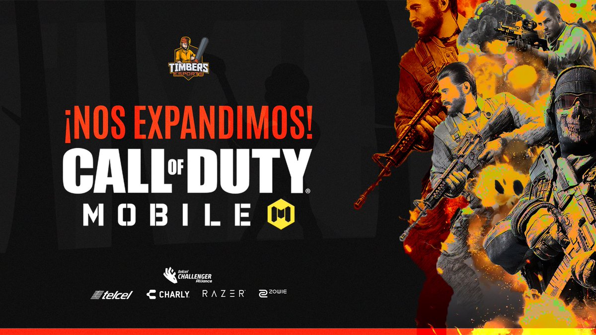 ¡Nos expandimos!

Ahora es el turno de tener un equipo en la división de dispositivos móviles y seguir compitiendo por todo lo alto. 🔥

Hoy hacemos oficial nuestra entrada a Call of Duty Mobile. 

¿Cuántos MG🧡 para que conozcan a los leñadores?

#GoTimbers 🌲