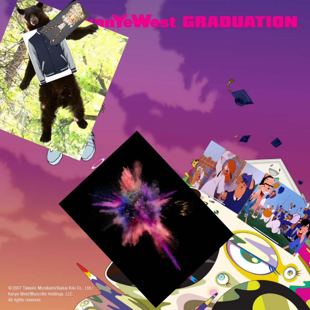 Film Colossus on X: The Virgil Abloh edition of the Graduation album cover  #Kanye  / X