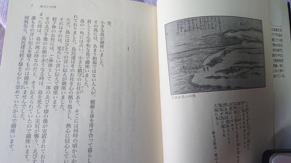 都の商売人 赤えいの魚 ですね どちらが先かはよく分からないんですが 京極夏彦氏の 後巷説百物語 に このテーマの回があり 赤面ゑびす として 山田誠二氏とタッグを組んだ 京極夏彦 ー怪ー で映像化もされました O T Co