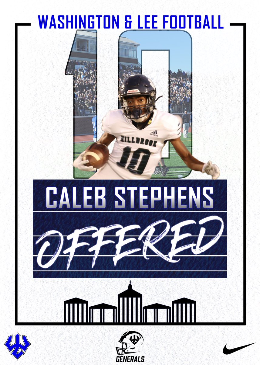 I’m excited to receive an offer from Washington and Lee University! #GWD