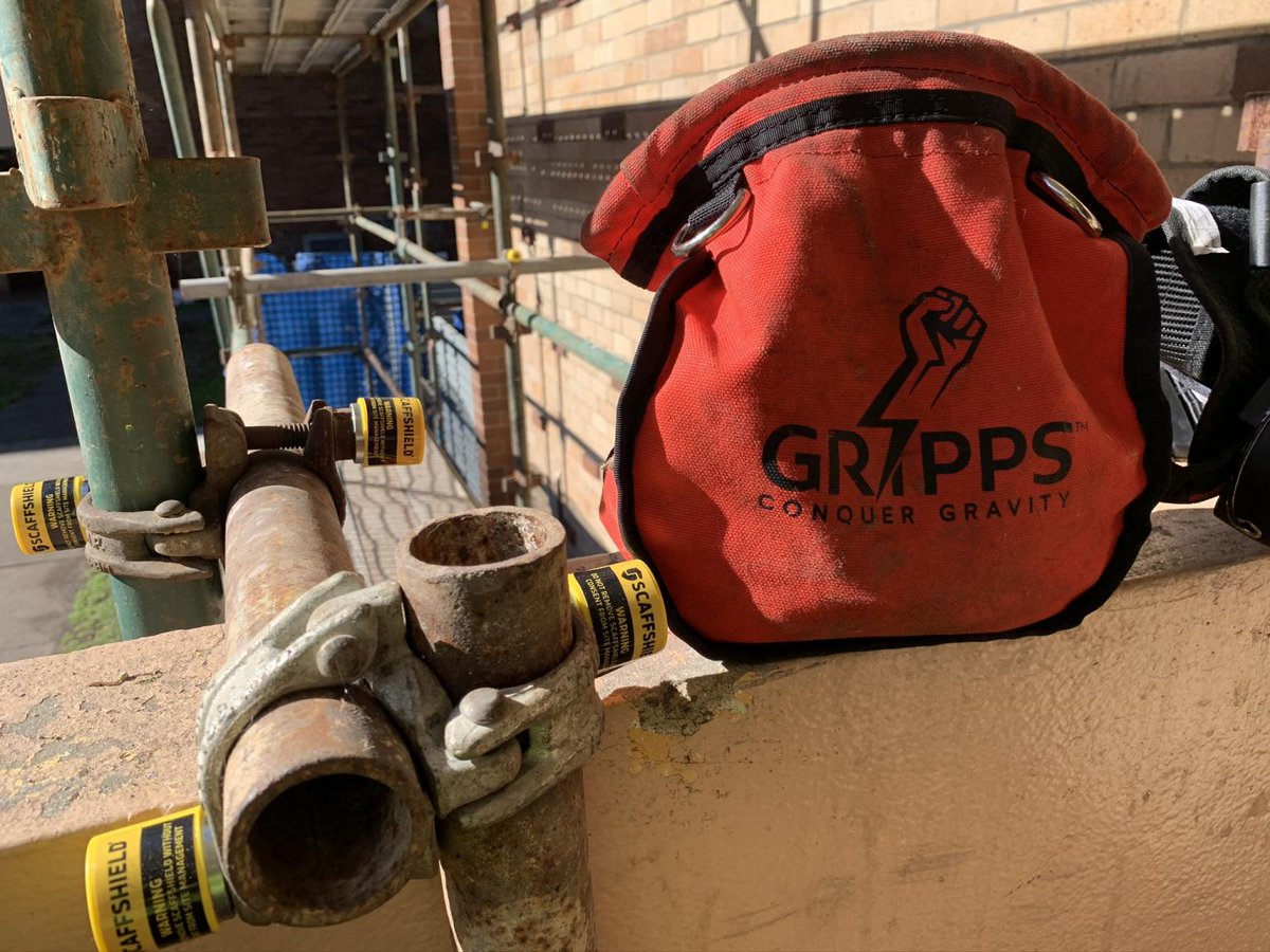 grippsglobal's tweet image. #ScaffShield are absolute leaders in the scaffolding safety space, and we&apos;re thrilled to be partnering with them to keep their tools safe and secure for all their works at height. 

#ConquerGravity