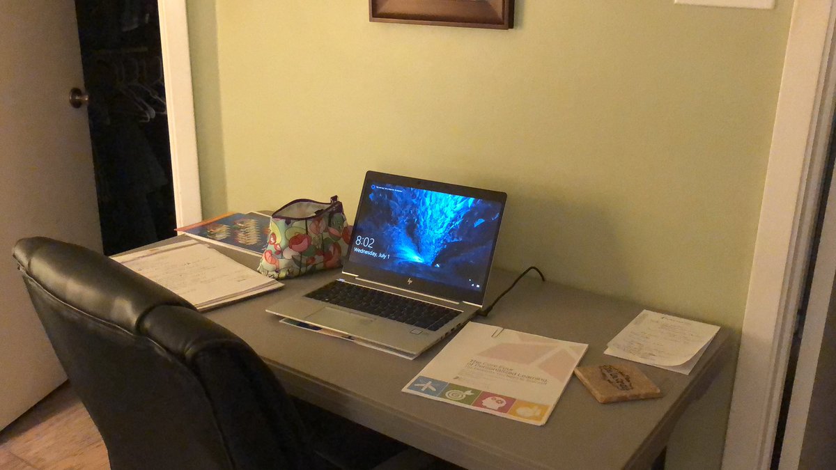 TristaDLC's tweet image. 1st “official” day of my new gig spent analyzing what our teachers need from June PD sessions and planning for 2020-2021. #growingmathminds #homeofficefornow