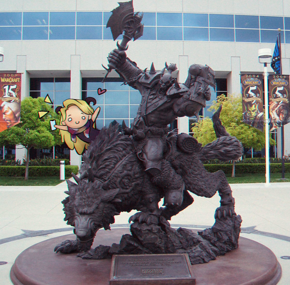 Actual photo of me at the Statue