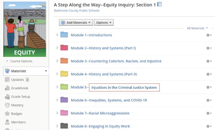 Hey <a href="/BaltCoPS/">Baltimore County Public Schools</a>. Join this equity journey with all levels of educators! Honored to partner with <a href="/nielsen_kristen/">Kristen Nielsen</a> to co-teach this course. Registration is open!! Please share, like and retweet. We begin next week!  #Astep #equity #TeamBCPS