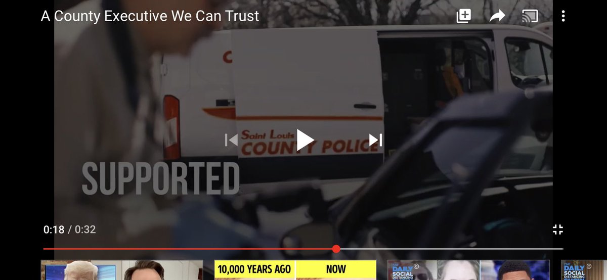 JaneDueker's tweet photo. You have illegally forced a county police officer to appear in a political ad &amp; have illegally used a St. Louis County police van for your political ad. Since @WesleyBell4STL was in on getting the “police review” he would be conflicted &amp; a special prosecutor would be apptd. https://t.co/nfQHtaJaXB
