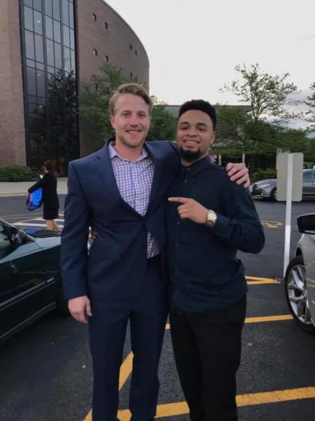 CoachGdowski's tweet photo. My guy. AJ’s heart on and off the field was unmatched. My prayers are forever with your family especially your 2 beautiful daughters. 

You’ll be missed but never forgotten! Love you! Rest easy 32!
#TPW #StrengthAndHonor https://t.co/Ed4TUcVBoK