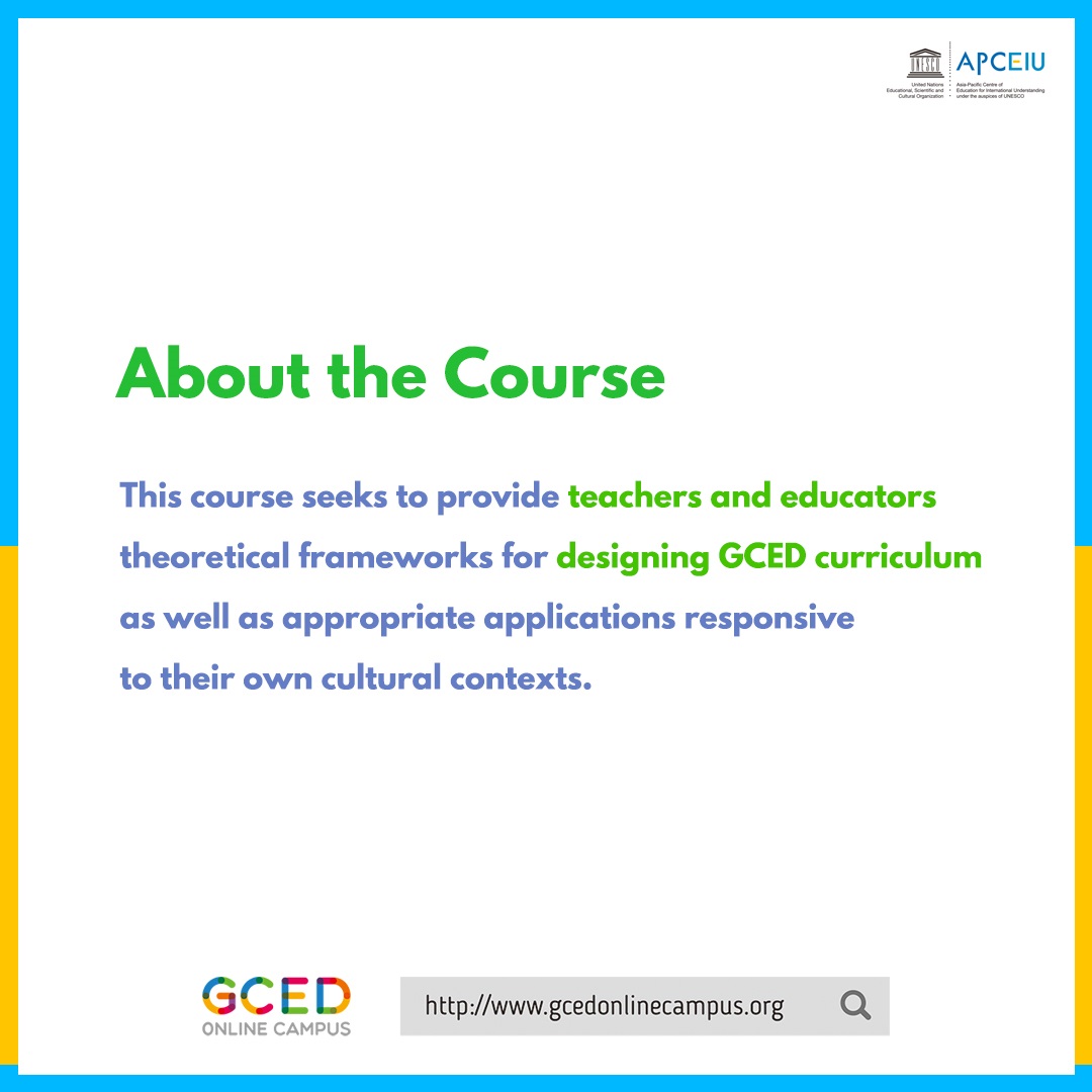 GCED Online Campus tweet media