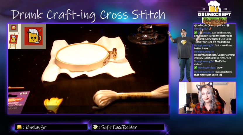 LadieAuPair's tweet photo. oh hey, I'm live! Crashing #DrunkCraft now

https://t.co/FM0zHyRLby https://t.co/UfxOiqlSpX