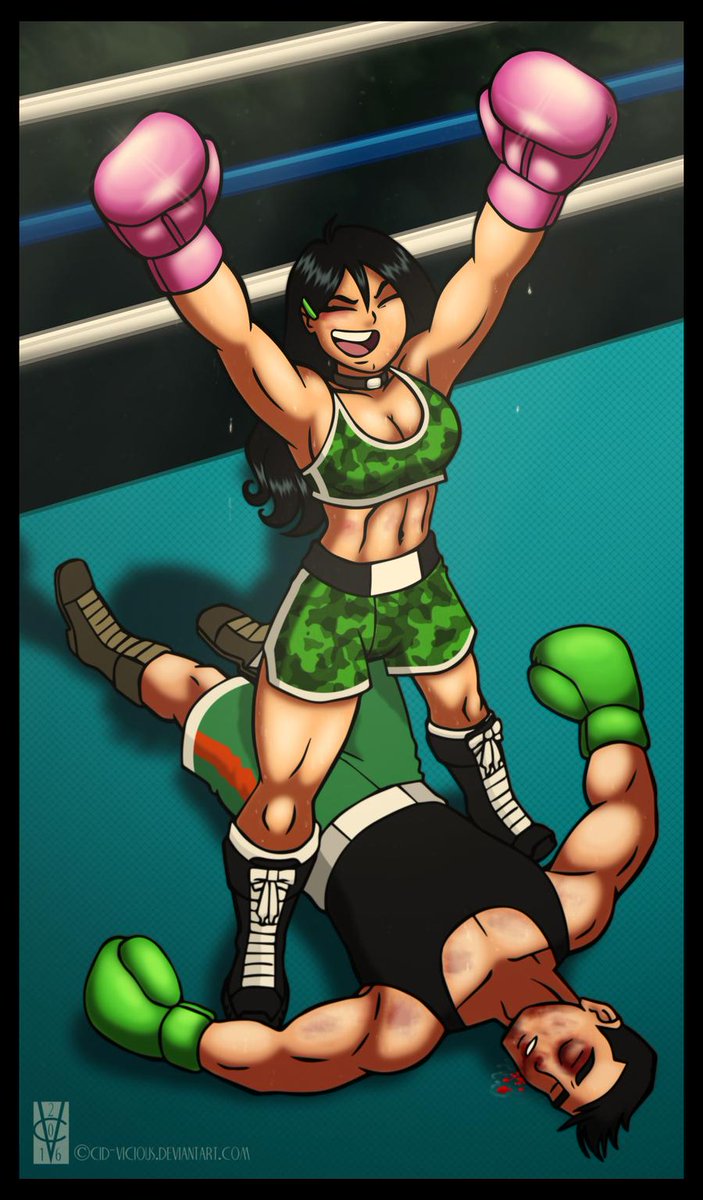 Femdom Boxing Cartoons | BDSM Fetish