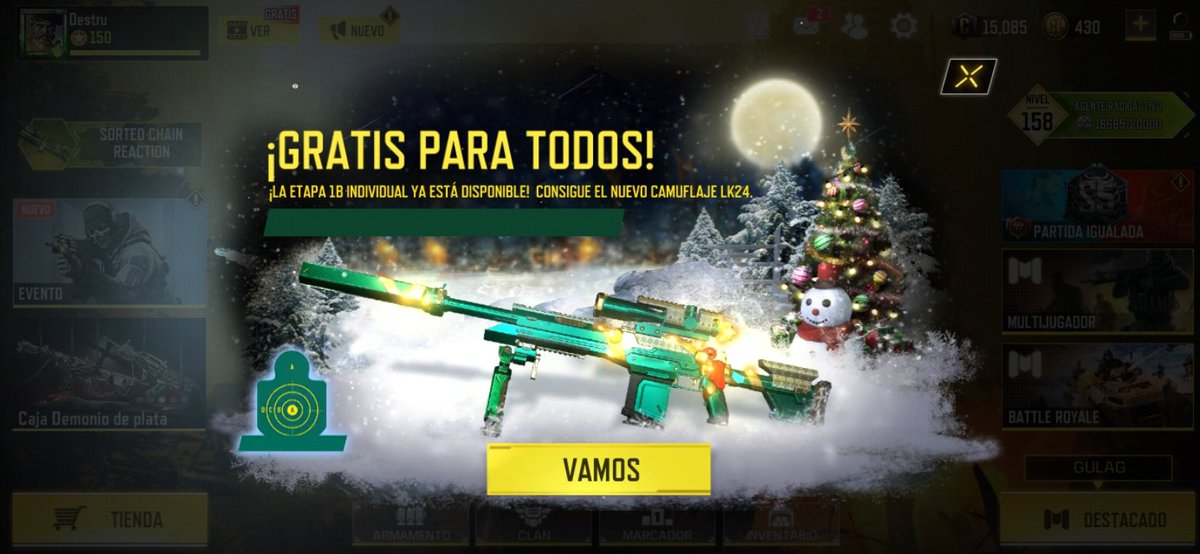 Destructor0831's tweet photo. @CODMobile_ES Alguien mas les salio ? https://t.co/uo5Lx8mTgD