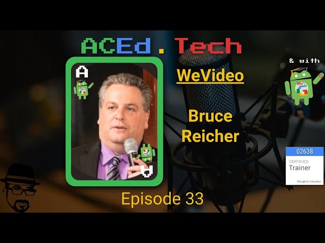 eduGOOGdroid's tweet photo. Visit... https://t.co/JZgAAfKZFs ...and listen to #ACEdTech Episode 33 with Bruce Reicher where we talk about WeVideo. https://t.co/PpONyfVrKs