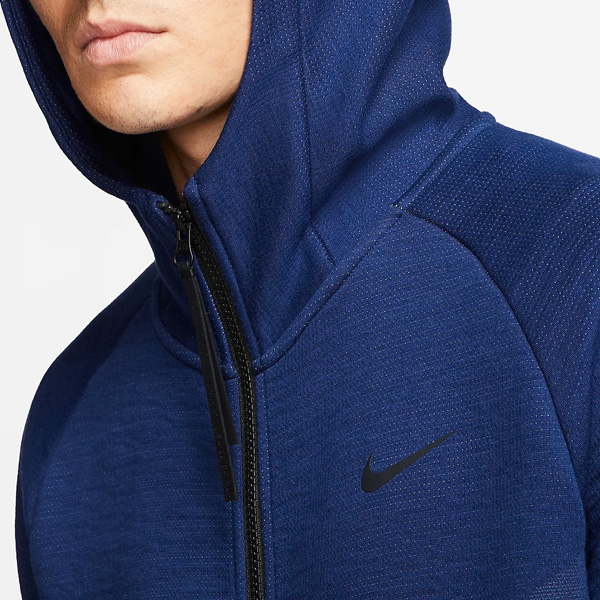 diffused blue hoodie