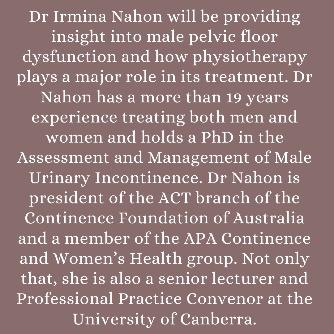 UCphysioclinic's tweet photo. Introducing our first speaker Irmina Nahon! @ContPT 
#universityofcanberra #slcwebinars #physiotherapy #UC #lifeisgood https://t.co/TBBOtV66CL