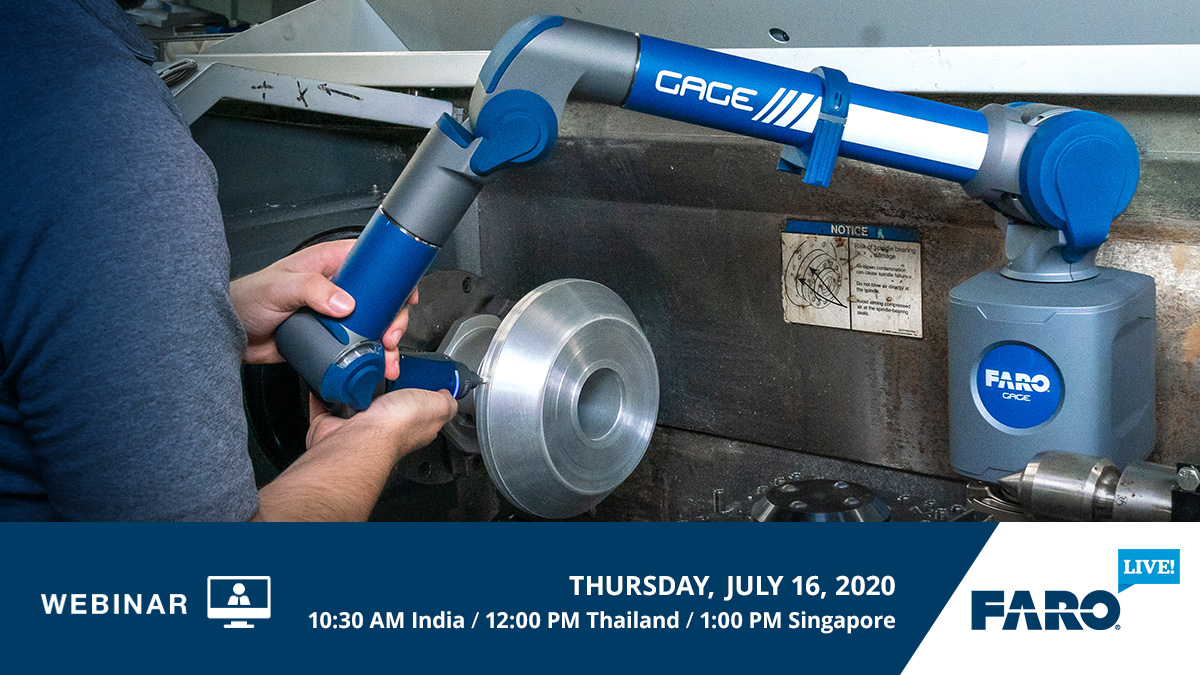 In our next FAROLive! webinar our #FAROExperts will present the latest portable measurement solutions that enable you to meet the most demanding accuracy specifications of your customers. Register now: bddy.me/2BViyy3