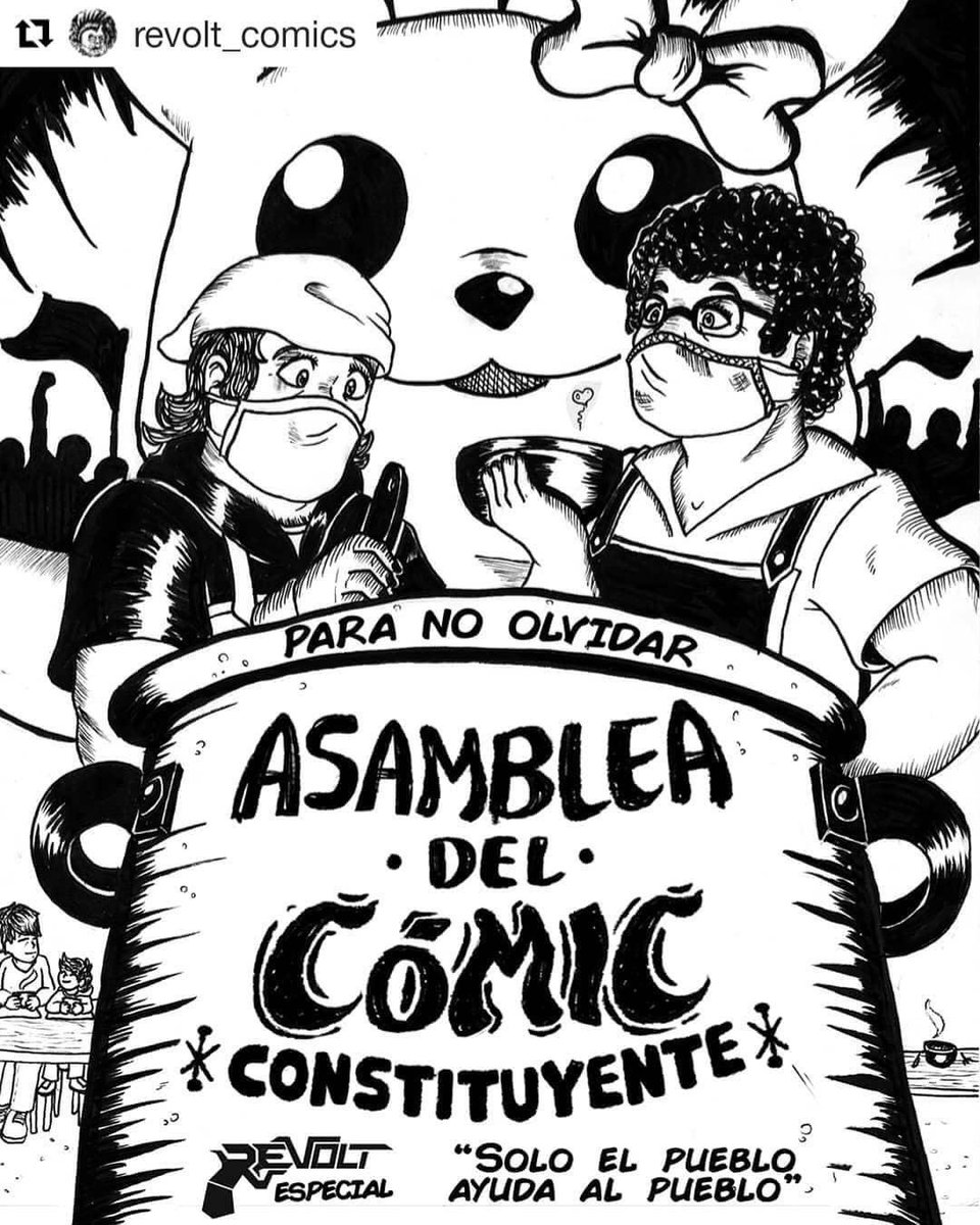 FranVerber's tweet photo. Se viene el segundo Fanzine de LA ASAMBLEA DEL #Comic CONSTITUYENTE "Para no olvidar" Será un número especial de #RevoltComic es el ayuda memoria para mantenernos unidos y apoyándonos como comunidad, porque "Sólo el pueblo ayuda al pueblo". #sketch #drawing #nuevaconstitucion https://t.co/T3lBfTJyv6