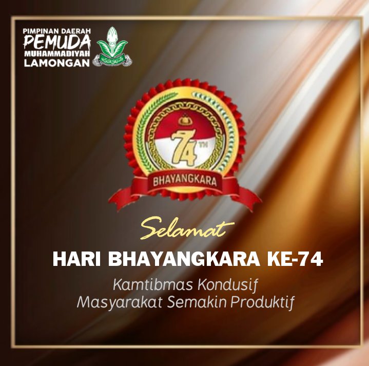 PdpmLamongan's tweet photo. Selamat Hari Bhayangkara ke-74. https://t.co/1irPjDrhBV