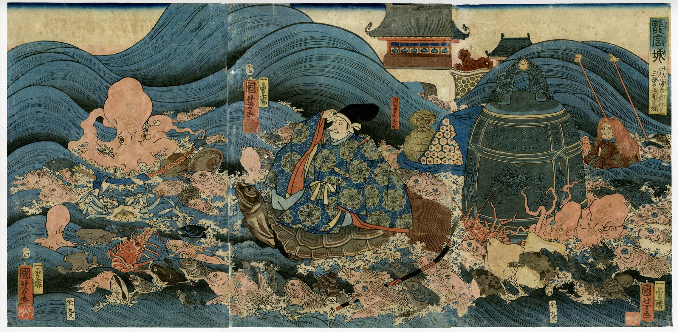 中国美術 色絵 魚紋 盤 φ18cm 光緒年製款 旧家蔵出 中国美術 色絵 魚紋 盤 φ18cm 光緒年製款 旧家蔵出