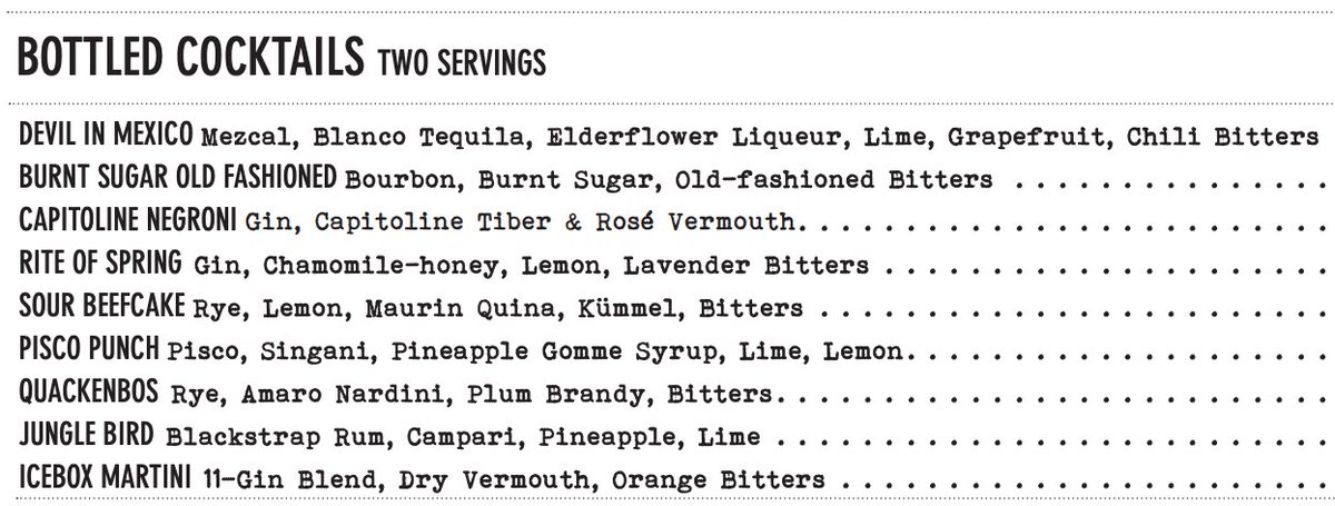 Order your #BottledCocktails today.