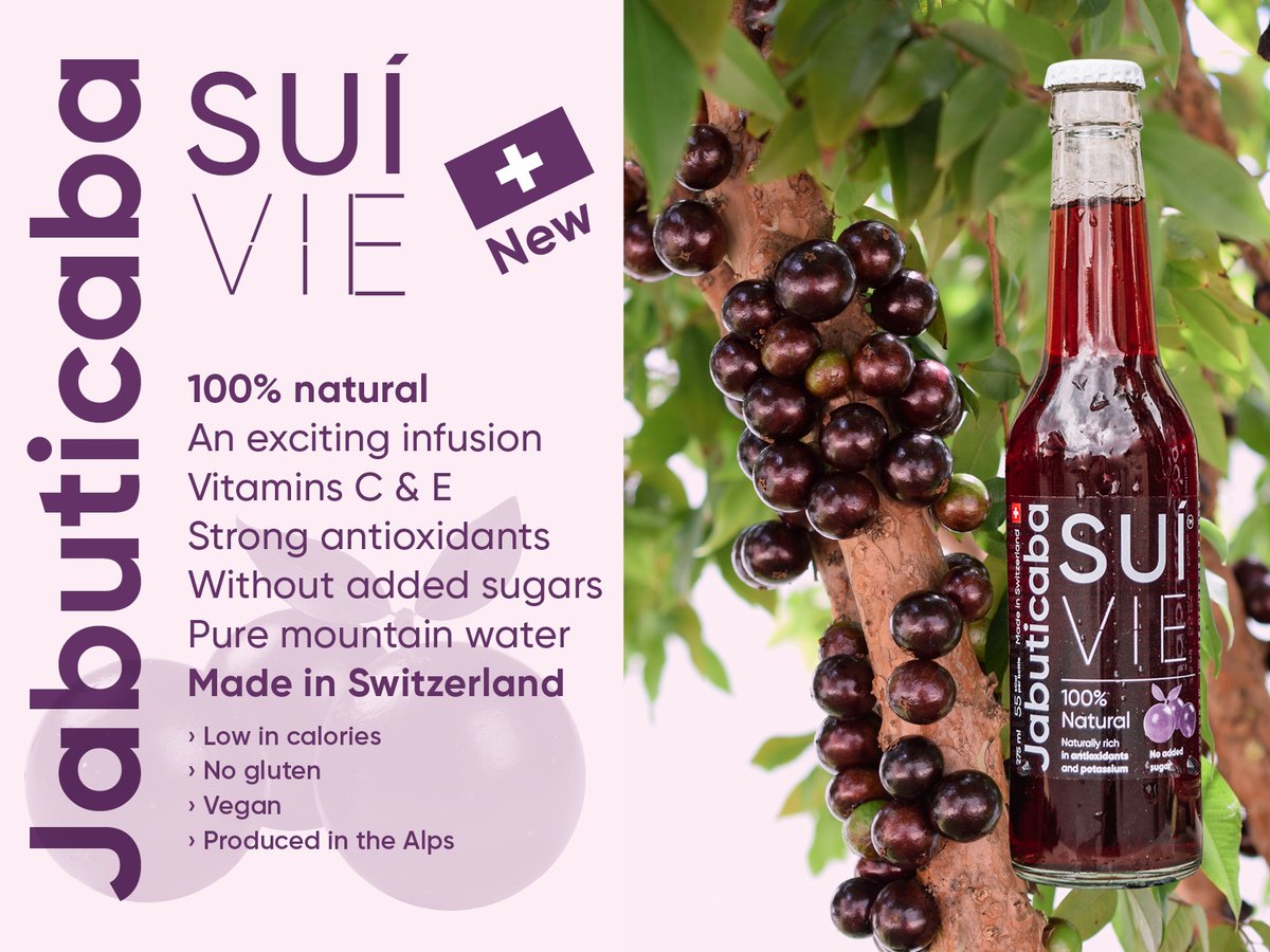 SuiVieCh's tweet photo. It's #WinItThursday again! Follow us and RT to #win a free case (12 Bottles) of this delicious #new drink courtesy SuiVie Jabuticaba - UK only.
Try something new today #natural https://t.co/843KJJeIFa