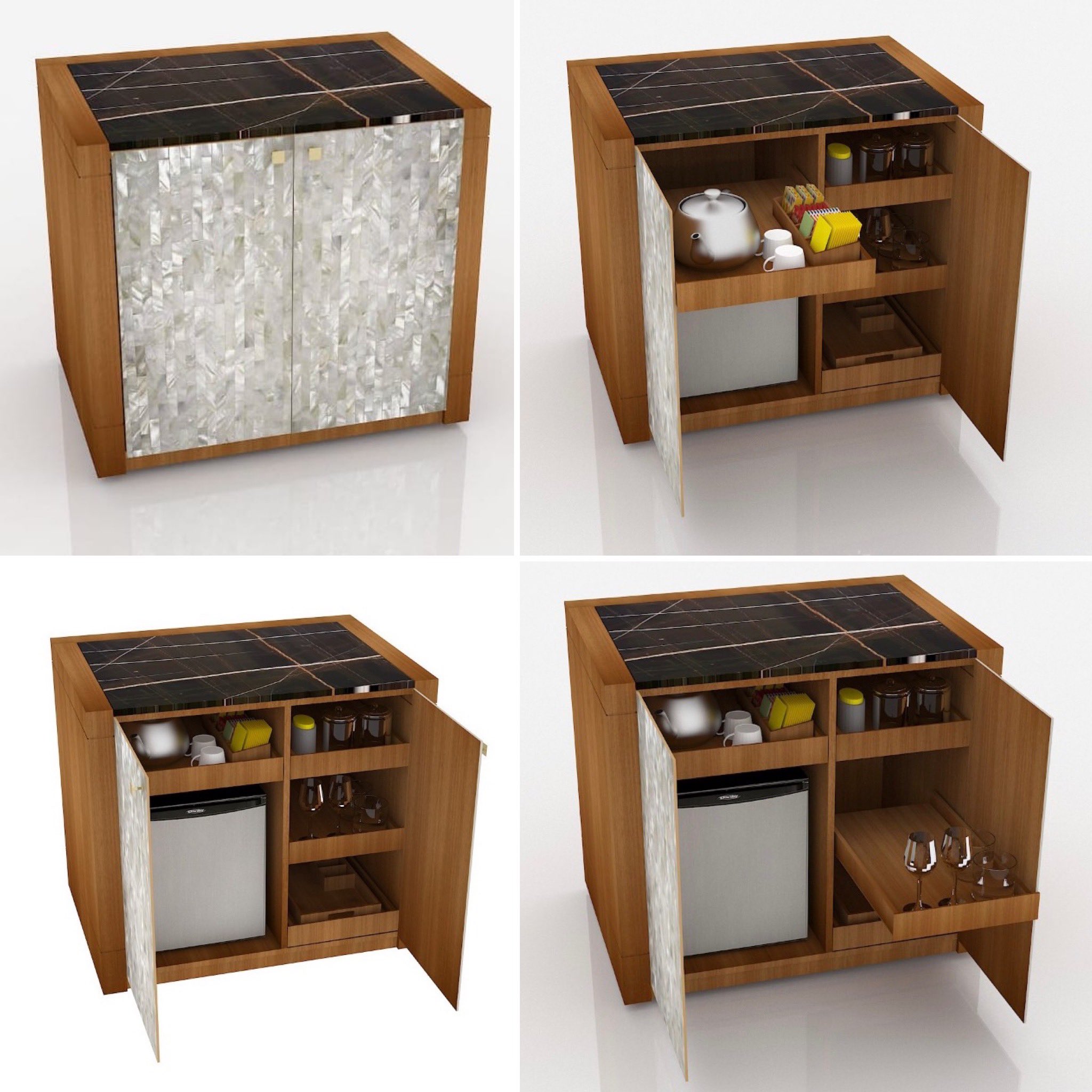 Kaath on X: "Mini Bar designed for a hotel room in Delhi. Practical yet  stylish! #minibar #hotel #marbletop #motherofpearl #customisedfurniture  https://t.co/DCh6UA7wz8" / X