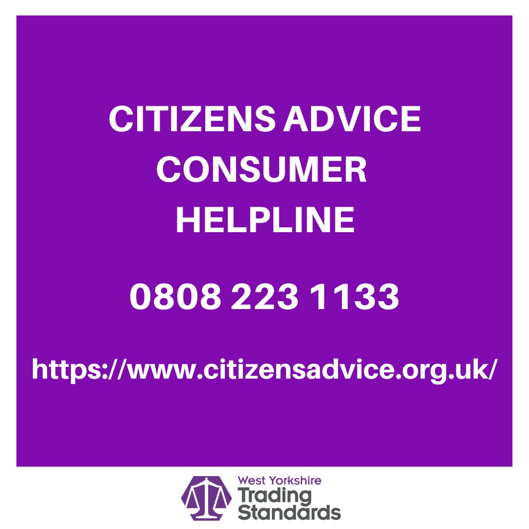 Noticed a suspicious trader in your area? Report it to Citizens Advice. 

Top Tip: Noting down descriptions of vehicles and people as well as specific times and dates can really assist with any enquiries.