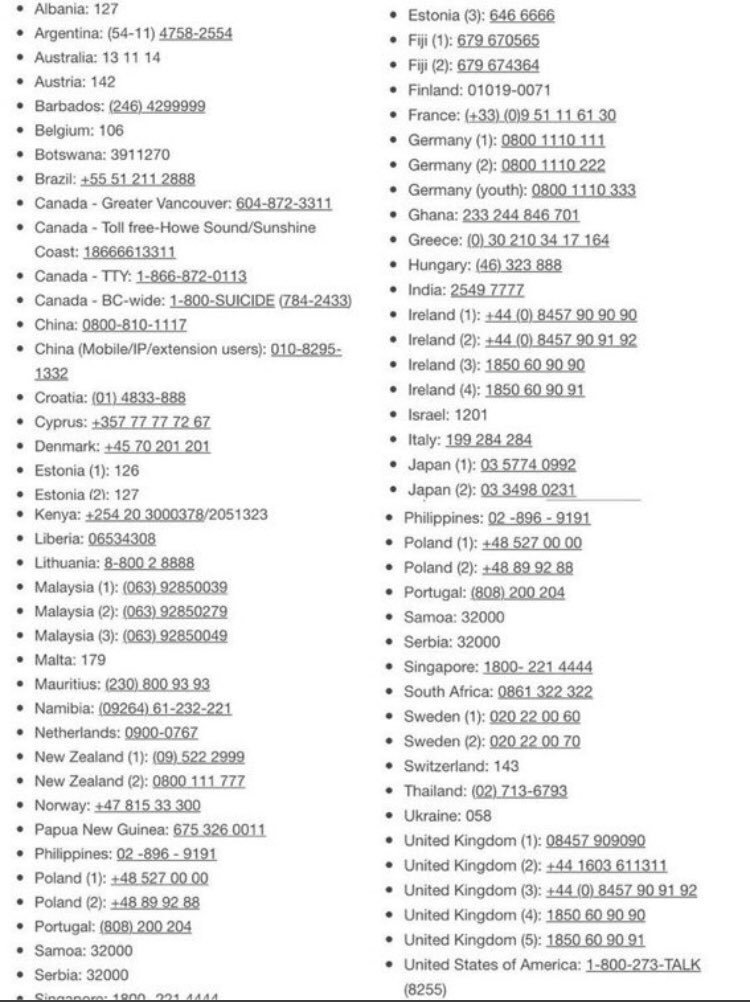 DearLadyLecter's tweet photo. #SuicideAwareness
It's not that people you know don't care, they just don't know what to do. Please call, someone is always listening.  ♥️ https://t.co/uyOK4656Jr