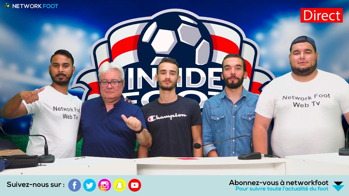 NetWorkFoot1's tweet photo. #IFL ⚽️ L'équipe d'#InsideFoot revient demain 17H00 pour un nouveau live sur #YouTube !
De nombreux cadeaux vous attendent !
Soyez au rendez-vous !
👉 #football #news #Live #NetworkFoot #JeuxConcours #Cadeaux https://t.co/VVSUWdp5Zg