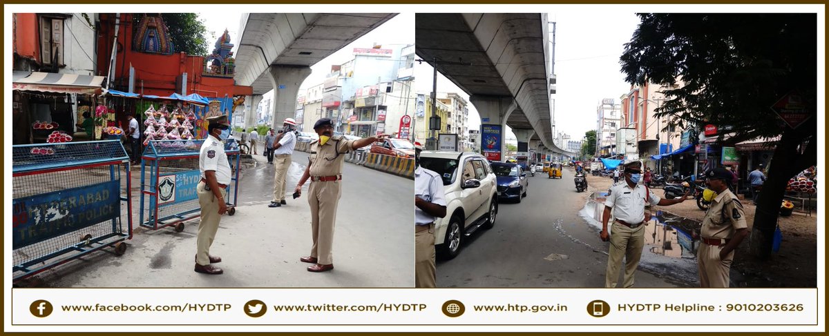 Hyderabad Traffic Police (@hydtp) on Twitter photo #HYDTPinfo
Today Sri. V. Sreenivasa Reddy, <a href="/acp_trf5/">ACP TRAFFIC EAST</a> along with <a href="/insptr_sbzr/">Sultan Bazar Traffic PS</a> monitoring traffic movement as the two-way vehicular movement is allowed on Jambagh road due to renovation of Begumbazar Nala.
<a href="/AddlCPTrHyd/">Addl CP Traffic</a> #HYDTPinfo
Today Sri. V. Sreenivasa Reddy, <a href="/acp_trf5/">ACP TRAFFIC EAST</a> along with <a href="/insptr_sbzr/">Sultan Bazar Traffic PS</a> monitoring traffic movement as the two-way vehicular movement is allowed on Jambagh road due to renovation of Begumbazar Nala.
<a href="/AddlCPTrHyd/">Addl CP Traffic</a>