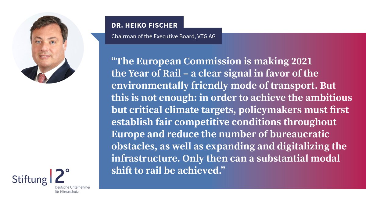 KlimaWirtschaft's tweet photo. What do German CEOs expect from the German #EU Council Presidency starting now? Here is one answer by Dr. Heiko Fischer of @VTG_AG! Find more business voices in our press release: https://t.co/82R5VZm5xo
#climatestimulusprogramme #EU2020DE https://t.co/0yvSJcC7lv