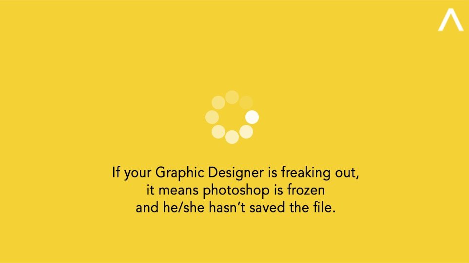 AnomalousBrands's tweet photo. Happy "I forgot" Day to all the graphic designers who realize that they have forgotten to save the design file - as soon as their Photoshop stops responding.

Don't forget to save your design files before its too late.

#iforgotday #2july #graphicsdesiging #agencylife https://t.co/MZ93ewEVwI