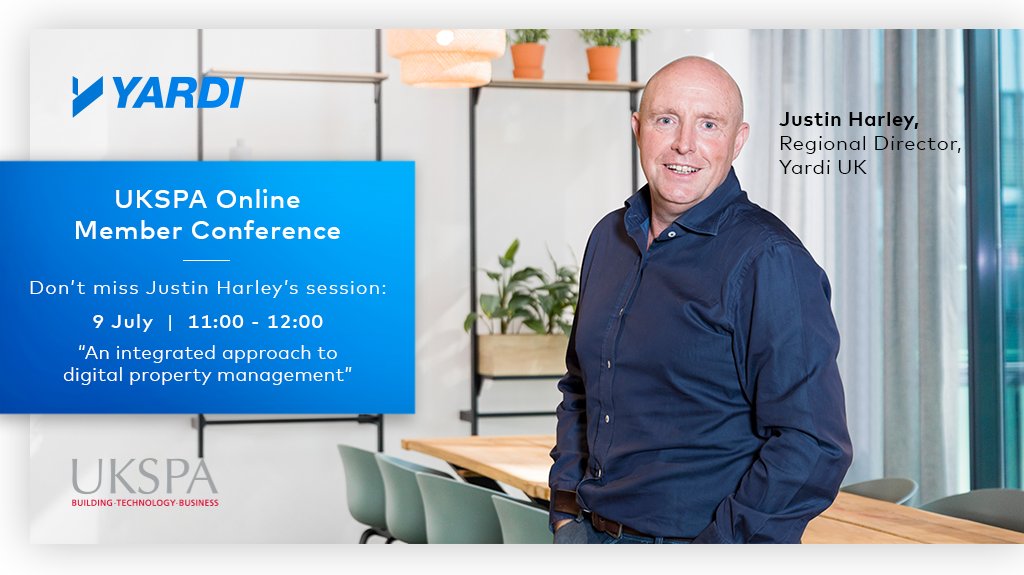 As proud <a href="/UKSPA/">UKSPA</a> members, we're excited for the member conference on 9th July. Justin Harley of <a href="/Yardi/">YARDI</a>  will be sharing his thoughts on integrated digital property management in the science park space. #sciencepark #Proptech #innovation