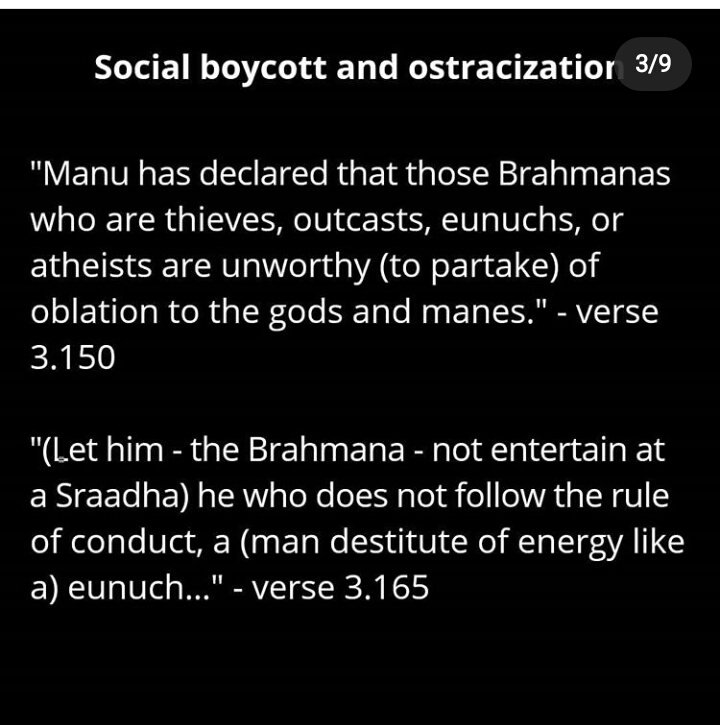 Lawa of Manu-The foundation of TG Bill ( which is an act of this country now) (Curated By Esvi Anbu)