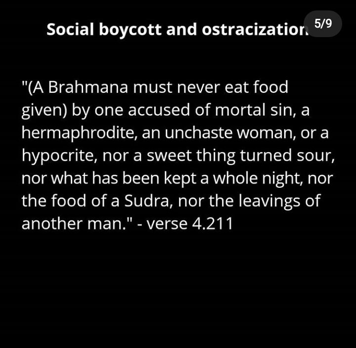 Laws of Manu -The foundation of TG bill (Curated by Esvi Anbu)