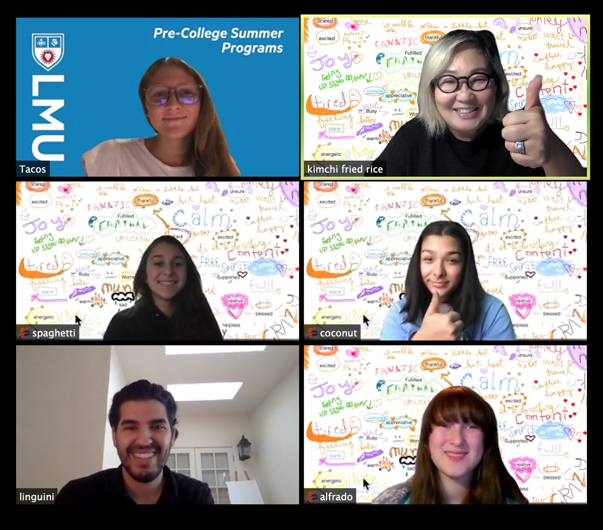 lmusummerlions's tweet photo. LMU's talented #SummerLion pride is off to a great start! Three days in and our pre-college graphic designers are already presenting stellar class designs! ✨ #Summer2020 #precollege #LMUSummerPrograms https://t.co/fq9JwXbQG2