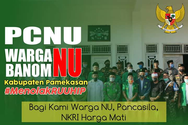 PastiAswaja's tweet photo. Ulama dan umara Pamekasan satu komitmen tolak RUU HIP https://t.co/WBCaSrpByW