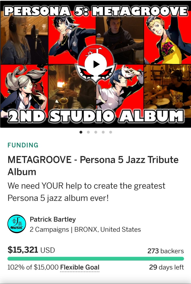 jmusicband's tweet photo. Wait... WHAT?!?! WE WEREN'T READY FOR THIS!! In just 30 HOURS, we have COMPLETELY met our funding goal!! This is kind of crazy right now, and we don't know what to say, but THANK YOU SO MUCH! Just got done streaming, but we'll update with our stretch goals tomorrow!! https://t.co/PoSu3jMyjh