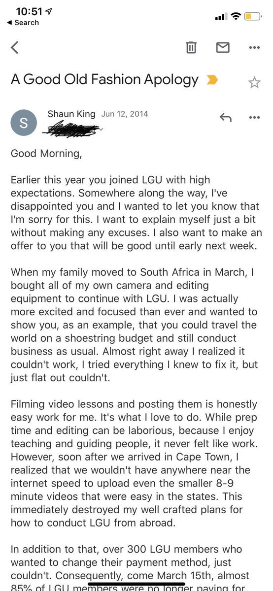 June 2014- Shaun writes from Africa, where he and his family have relocated, to apologize for not actually uploading any LGU content. And also couldn't figure out how to change how people pay... or something? so they're just gonna move back to the states. From Africa. Done.