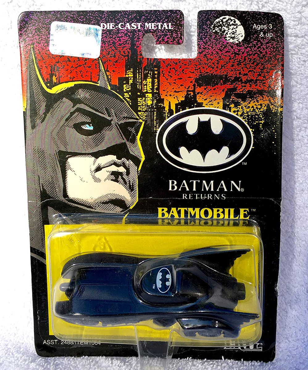 Baba and I quietly unlocked the cabinet in her room and carefully unwrapped some gifts to find the incredible Batman Returns toys pictured here.I looked at them and played with them (in the box) then we wrapped them up before she came home. That's how cool Baba was.