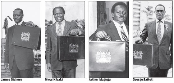 9/In his 1982/83 Budget Speech, the then Minister for Finance, Arthur Magugu, suspended the Scheme arguing that it had been used as a vehicle of fraud.George Saitoti arbitrarily reinstated and expanded the scheme in 1990, just in time for Goldenberg's grand heist.
