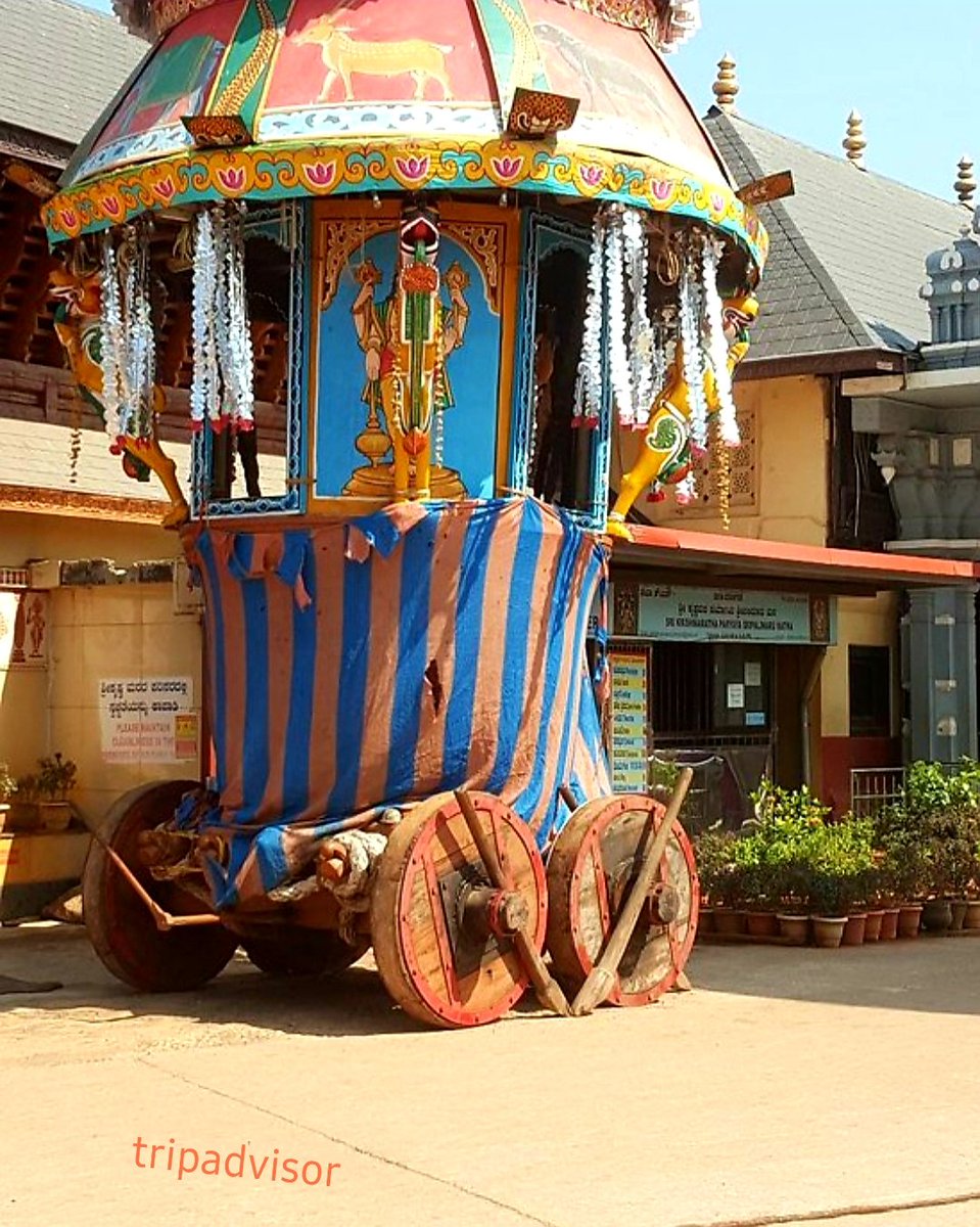 The Rathotsav is celebrated in the lunar month of Margashirsha, in December, is a spectacular watch.  A grand sacrament is distributed to the devotees as lunch in the temple during the celebration.Cr:  http://karnataka.com/tripAdvisor 