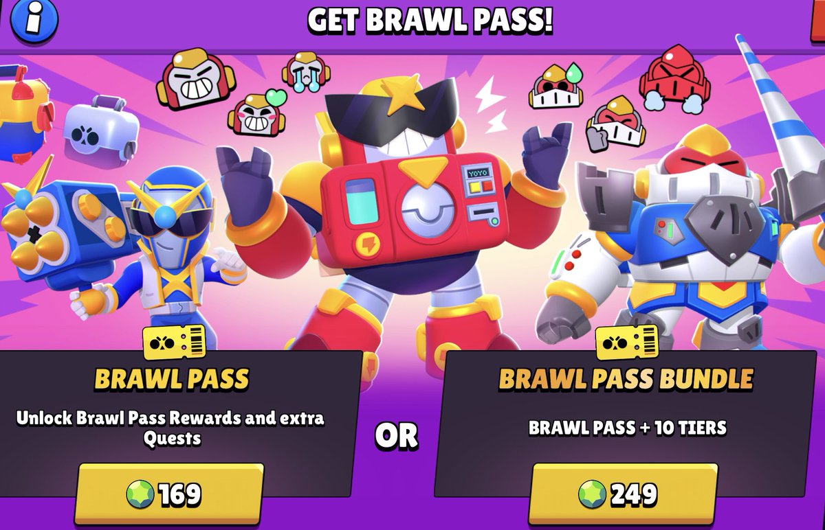 Brawl Stars Skins Database: Pins, Heroes, Brawl Pass