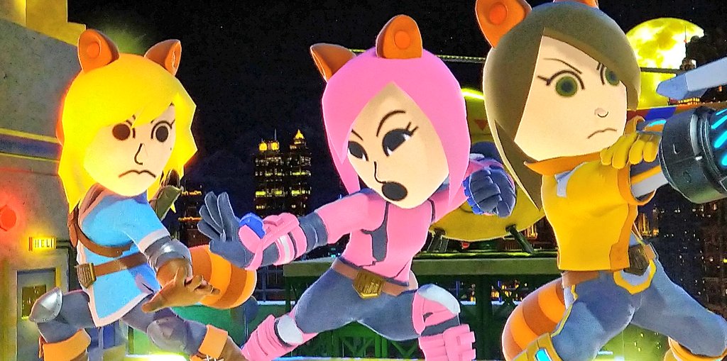 トール Twitter પર 剣術 女性 格闘 女性 射撃 女性 狸耳姿 スマブラsp スマブラ百合部 Nintendoswitch スマブラ画 狸耳 Miiファイター