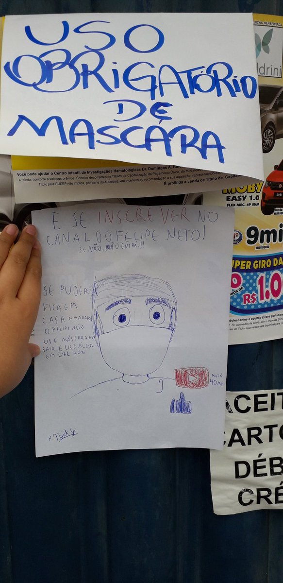 Nick1849748784's tweet photo. @netolab_ @netolab_ #FelipeNetosubs Olá Felipe Neto eu sou muito seu fã obrigado por me trazer alegria!!!Minha mãe tem uma loja e eu fiz isso espero não tomar uma bronca. https://t.co/oNvQ1qVdXt