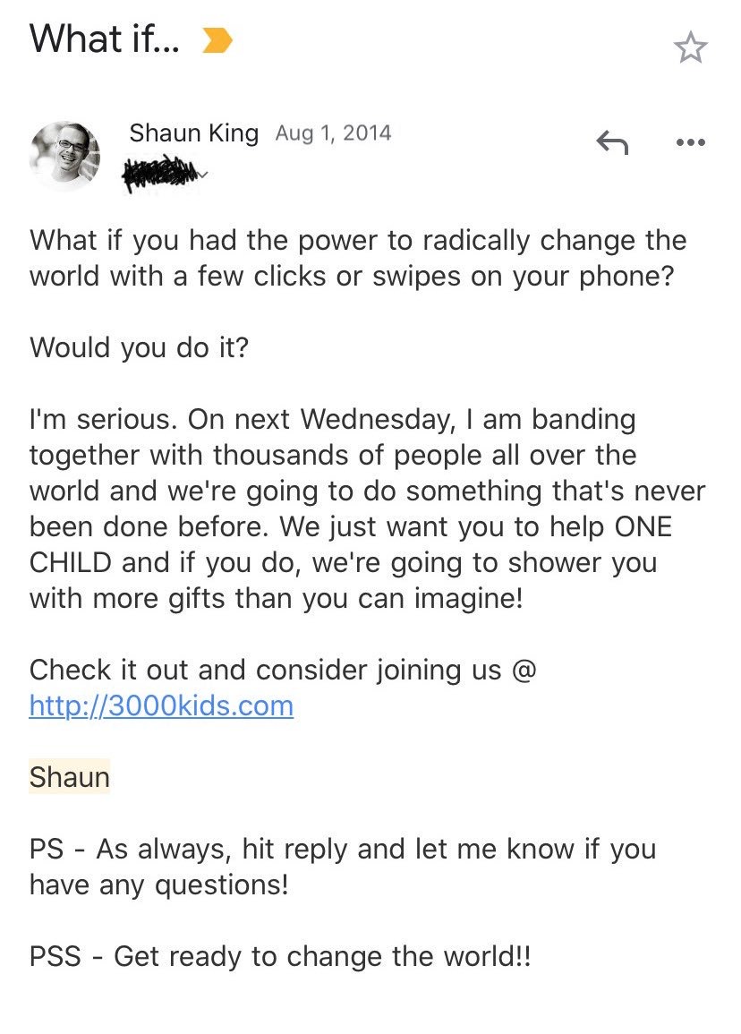 Back to 2014... I don& #39;t even know what this was for, I& #39;m just illustrating consistency in messaging.
