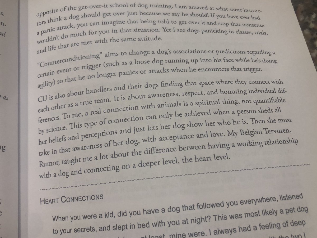 The above result isn’t one that I’ve replicated, fwiw. I’m also more confident that the author knows how to get this result than that she’s fully describing how to do it. She even says “a real connection with animals is a spiritual thing, not quantifiable by science”.