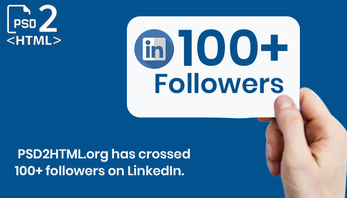 psd2htmlorg's tweet image. @psd2htmlorg is happy to announce to crossed 100+ followers on our LinkedIn Page.
To know more, visit website: psd2html.org
#100followers #psdtohtmlconversionservices #linkedinfollowers #psd #html5 #psdtohtml5 #psdtoemailtemplates #wordpressdevelopment #psd2htmlorg