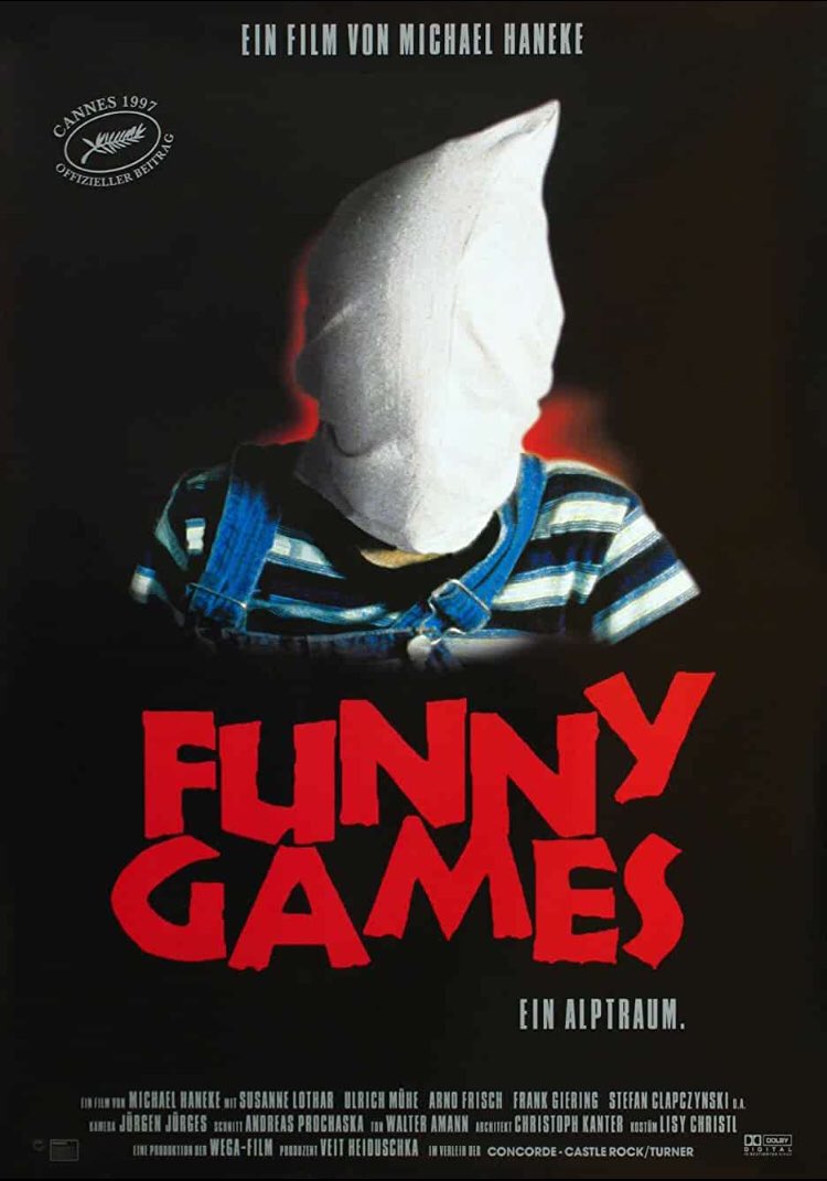 118. FUNNY GAMES (1997) -- Film Austria yang bergenre "Psychological thriller." Ternyata bener adanya kalau banyak yang bilang film ini dibikin emang agar lo masuk ke dalam layar tv sambil membawa pisau dan teriak FUCK YOU! ke si Paul & "si Gendut".