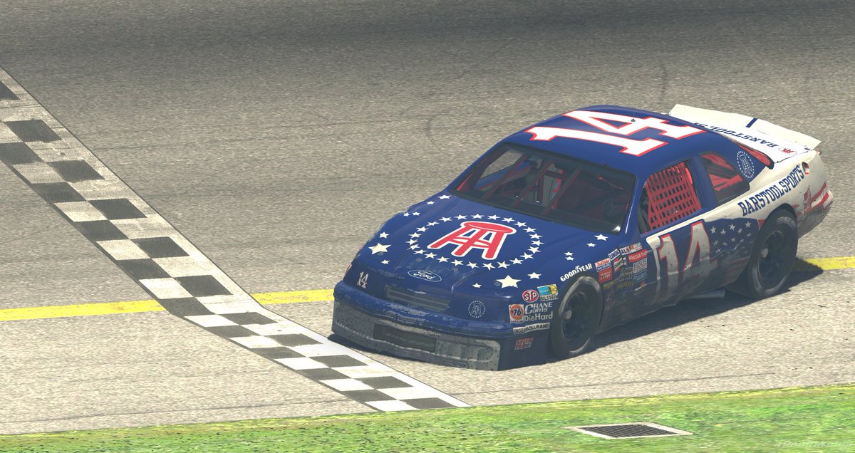 KickinTheTires's tweet photo. NEWS: @BrandonKettelle drives @barstoolsports car to victory in a wild inaugural @eRacr_gg #Firecracker400 for @ClintBowyer Racing.
#Fireweeks #eNASCAR #eSports #SimRacing #eRacing #iRacing @iRacing https://t.co/PdHMWuWtWb https://t.co/vQNbOkovJ3