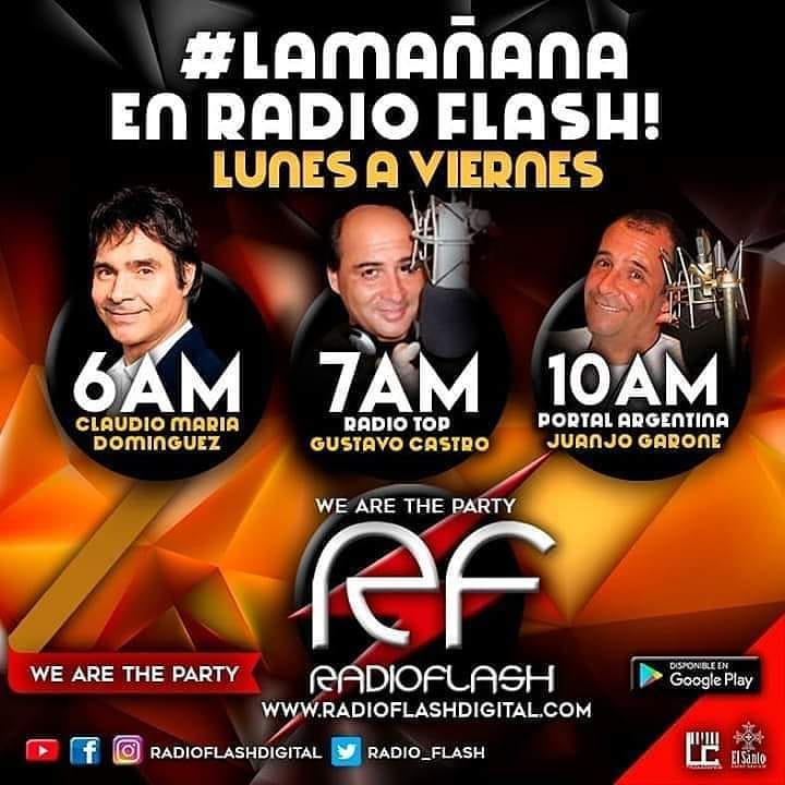 radio_flash's tweet photo. #ClaudioMariaDominguez #Radio #PortalArgentina #CuarentenaTotal #COVID19 #RadioDigital #Radio #RadioFlashDigital #WeAreTheParty https://t.co/pi084t8Wh3